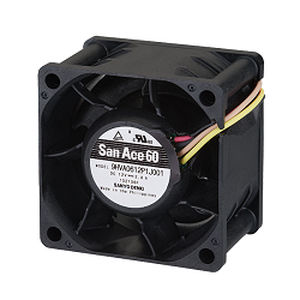 Ventilateur pour l'électronique axial - 9HVA0612P1J001 - SANYO DENKI America - de refroidissement / 12 Vcc / en plastique
