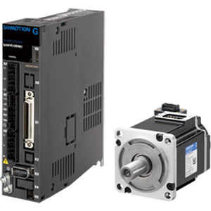 Servomoteur à commutation électronique - SANMOTION G - SANYO DENKI America - AC / 200 V / 100 V