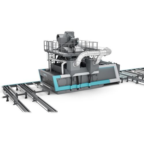 Grenailleuse à convoyeur à rouleaux - 3008 - KALTENBACH - à 8 turbines / pour métal