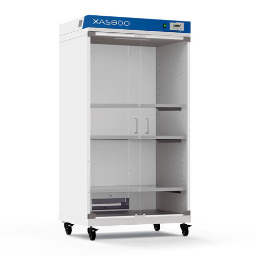 Armoire de séchage en acier inoxydable - XAS800 - France Etuves - à portes battantes / pour verrerie de laboratoire / à roulettes