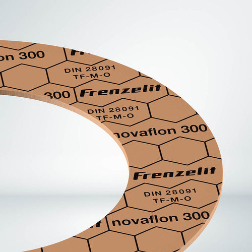 Feuille de joint en acier - novaflon® 300 - Frenzelit - en PTFE / pour l'industrie