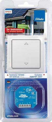 Bouton poussoir tactile - BPB55 - Eltako Electronics - AC / sans fil / pour actionneur