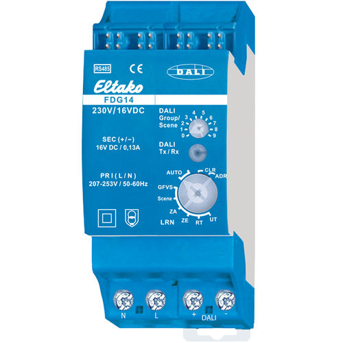 Passerelle de communication - FDG14 - Eltako Electronics - sans fil / DALI / sur rail DIN