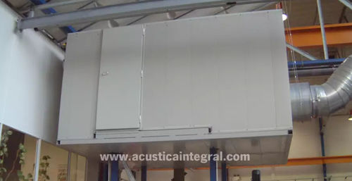 Panneau isolant acoustique - ACUSTIMODUL-80RA - Acústica Integral - Soundproofing - âme en laine de roche / face en acier / pour mur