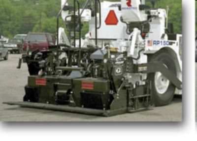 Finisseur d'asphalte - 8' (2.5 m) - 10'(3.0 m) | EZ-III - Roadtec - sur pneus