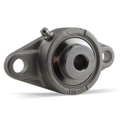Palier à bride - S-SBFL series - Boca Bearing Company - à roulement à billes / en acier inoxydable