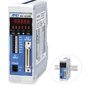 Indicateur de pesage affichage à LED - AD-4430B  - A&D COMPANY, LIMITED - sur rail DIN / résistant aux vibrations / sortie BCD