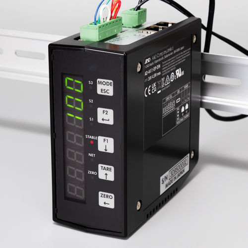 Indicateur de pesage Ethernet - AD-4411 series  - A&D COMPANY, LIMITED - affichage à LED / sur rail DIN / encastrable