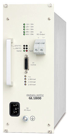 Chargeur de batterie sur rack - GL1800 - Camtec Power Supplies GmbH - universel / automatique / numérique