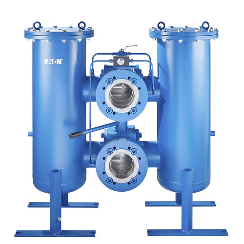 Filtre hydraulique - DWF series - Eaton Filtration Solutions - à huile / à panier double / sous pression