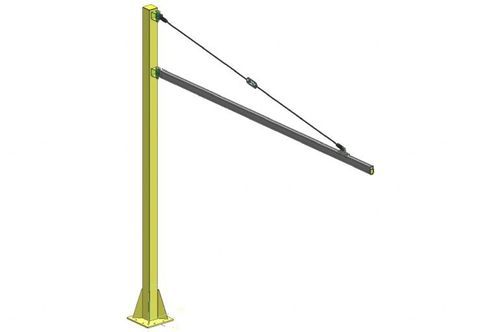Potence sur colonne - ZRA2 - INGERSOLL RAND - fixé au sol / en aluminium / tournante