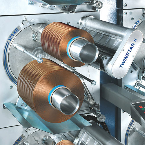Enrouleuse de fils textiles - TWINSTAR II 360XE HPF - Georg Sahm - automatique