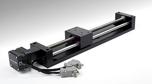 Platine de positionnement linéaire - eTrack series - Newmark Systems Inc - motorisée / mono-axe