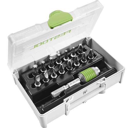 Jeu d'embouts de vissage Torx - SYS3 XXS CE-MX BHS 60 - Festool - Phillips / Pozidriv / pour vis à fente