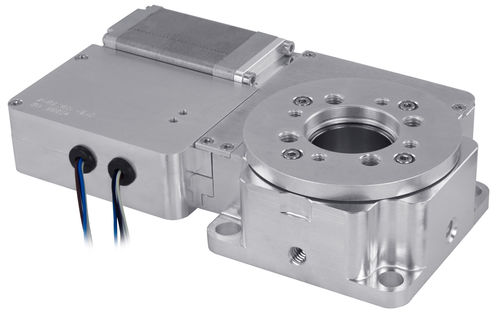 Table rotative avec moteur pas à pas - X-RSW-SV series - Zaber Technologies - Vancouver, BC - horizontale / pour salle blanche / à vis sans fin