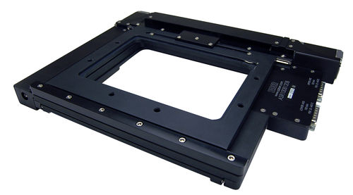 Platine de positionnement linéaire - ASR Series - Zaber Technologies - Vancouver, BC - verticale / motorisée / multiaxe