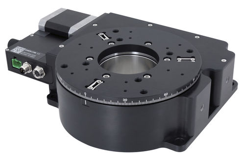 Table rotative entraînée par moteur - X-RST-DE series - Zaber Technologies - Vancouver, BC - électrique / horizontale / de laboratoire