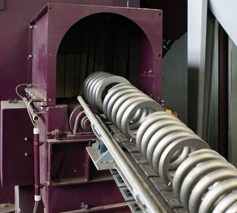 Grenailleuse de précontrainte à table tournante - Sinto AGTOS GmbH - à turbine / pour métal