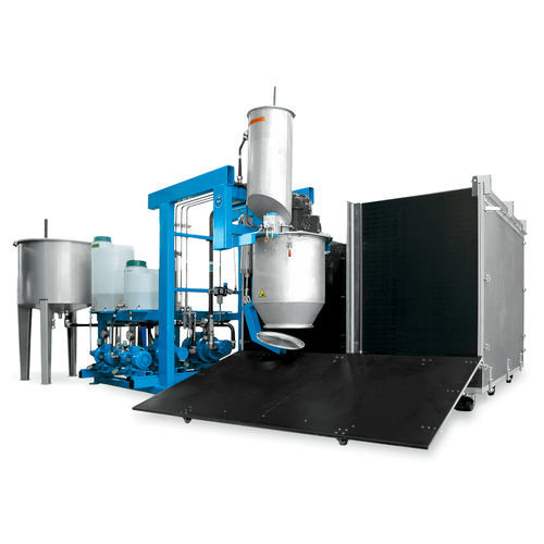 Ligne de production de blocs de mousse souple en PUR - BLOCFOAMAT - Hennecke GROUP - en discontinu