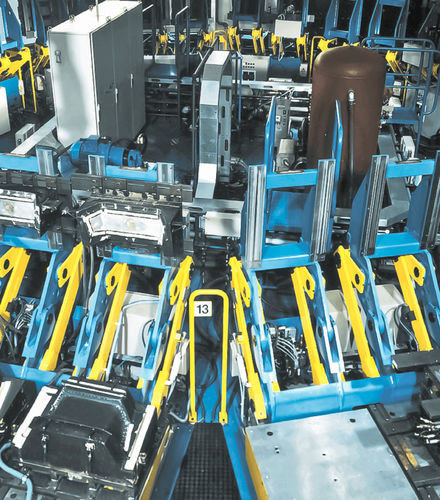 Table rotative électrique - RT series - Hennecke GROUP - horizontale / de grande taille / automatique