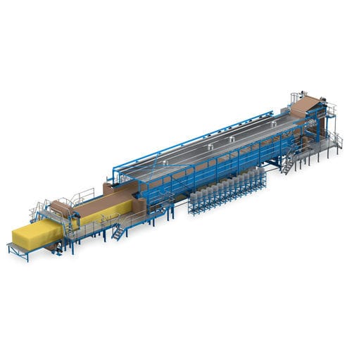 Ligne de production de blocs de mousse souple en PUR - MULTIFLEX - Hennecke GROUP - en continu / modulaire / pour chantier de construction