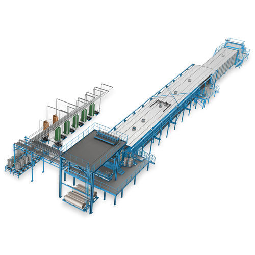 Ligne de production de blocs de mousse souple en PUR - QFM - Hennecke GROUP - en continu