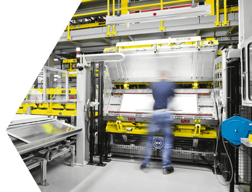 Ligne de production de panneaux d'isolation - KTT - Hennecke GROUP - automatisée