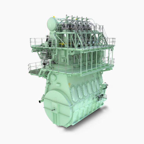 Moteur à gaz - ME-GA - Hyundai Heavy Industries-Marine Engine - marin / Tier 3 / bi-combustible