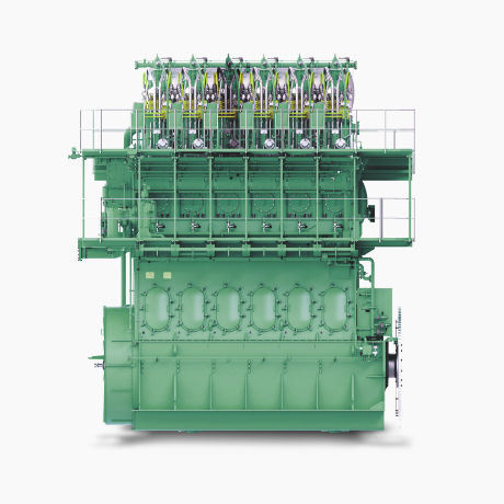 Moteur à gaz - ME-LGIM - Hyundai Heavy Industries-Marine Engine - marin / à haut rendement / bi-combustible