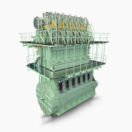 Moteur GPL - ME-LGIP - Hyundai Heavy Industries-Marine Engine - marin / à haut rendement / bi-combustible