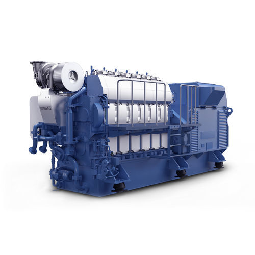 Moteur diesel - 6H21M - Hyundai Heavy Industries-Marine Engine - à 6 cylindres / pour groupe électrogène / marin