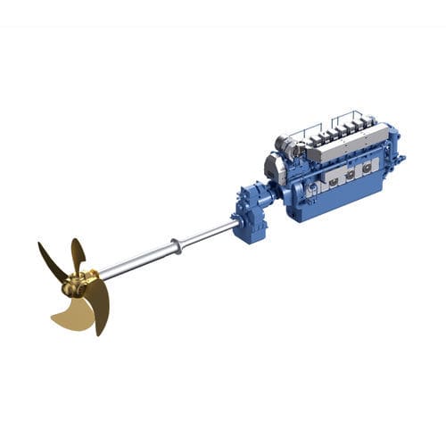 Moteur diesel - H25/33P - Hyundai Heavy Industries-Marine Engine - pour applications marines / Tier 2 / Tier 3
