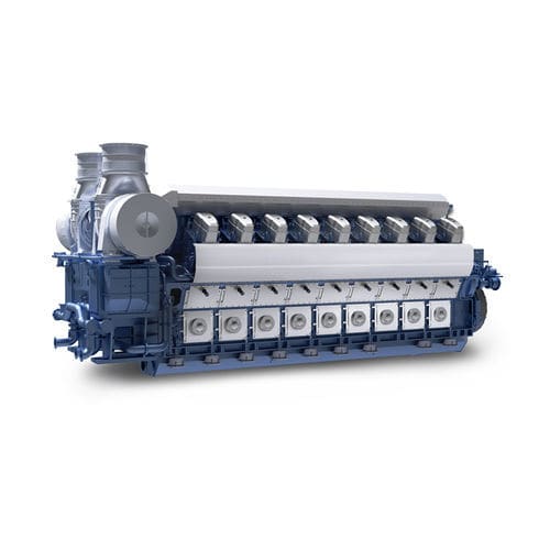 Moteur diesel - H46/60VP - Hyundai Heavy Industries-Marine Engine - multicylindre / pour applications marines / Tier 2
