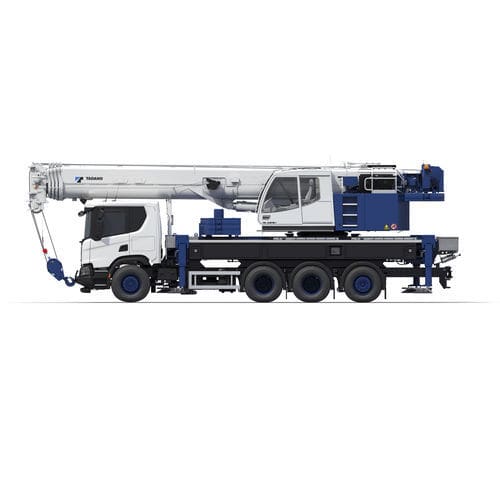 Grue montée sur camion - HK 4.070-1 - TADANO FAUN - à flèche / télescopique / pour chantier