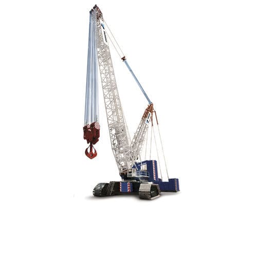 Grue sur chenilles - CC 68.1250-1 - TADANO FAUN - à flèche / à flèche relevable / treillis