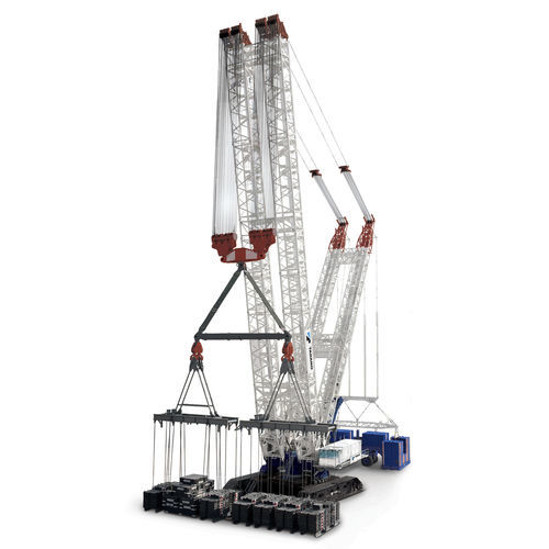 Grue sur chenilles - CC 88.3200-1 TWIN - TADANO FAUN - à flèche / à tour / pour chantier