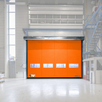 Porte à enroulement - B.M.P. srl - à spirale / PVC / pour l'intérieur
