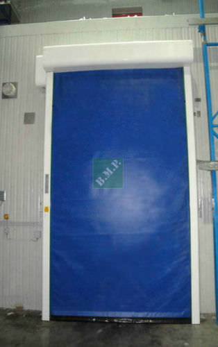Porte à enroulement - DYNAMICROLL® FRIDGE 2 - B.M.P. srl - PVC / pour salle de contrôle / pour chambre froide