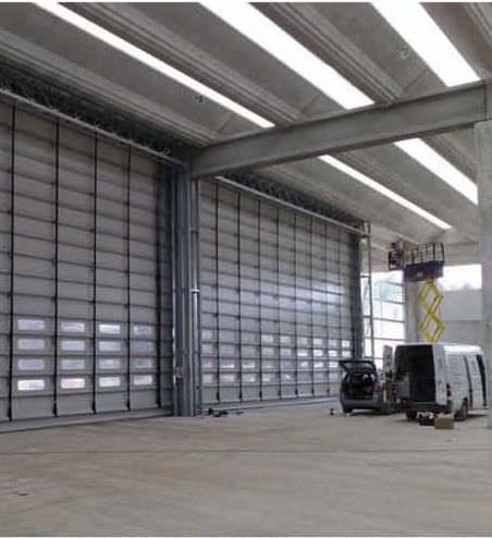 Porte à empilement - Pack® - B.M.P. srl - en acier galvanisé / de hangar / industrielle