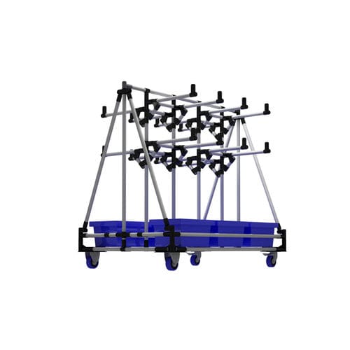 Rayonnage pour entrepôt de stockage - Scaglia Indeva - modulaire / mobile / pour boîtes