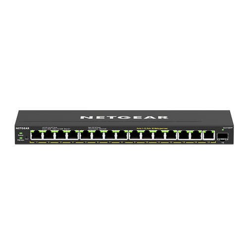 Commutateur Ethernet administrable - GS316EPP - NETGEAR - 16 ports / Gigabit Ethernet / mural