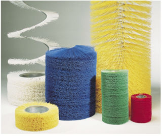 Brosse cylindrique spirale - TRIBOLLET - pour racler / en plastique