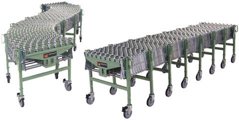 Convoyeur à galets - roach conveyor - horizontal / de transport / extensible