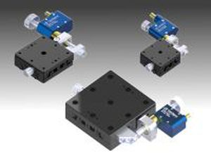 Platine de positionnement linéaire - TSD-X-PDM - Optosigma Corporation - piézoélectrique / 1 axe / de structure en acier