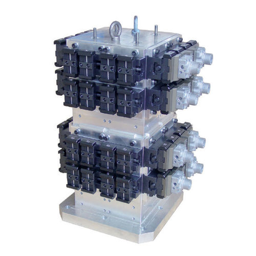 Unité de centrage et bridage au point zéro mécanique - powerCLAMP series - Advanced Machine & Engineering - à système de serrage multiple / modulaire