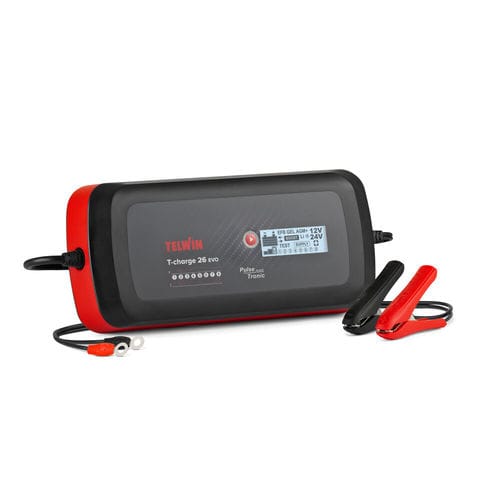 Chargeur de batterie pour automobile - T-CHARGE 26 EVO - TELWIN - de bureau / portable / AGM