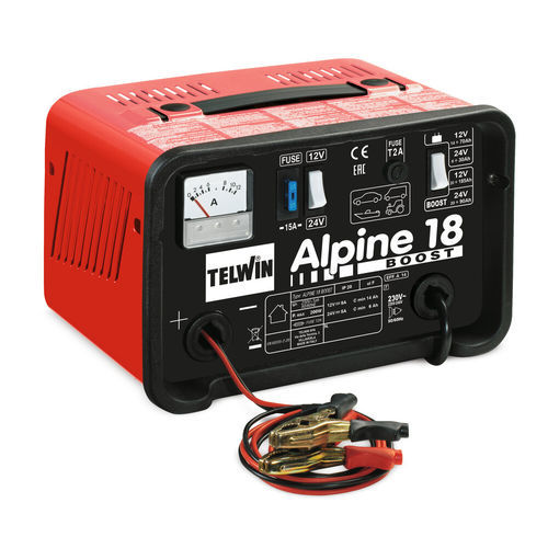 Chargeur de batterie portable - ALPINE 18 BOOST - TELWIN - à électrolyte liquide / pour automobile / monophasé
