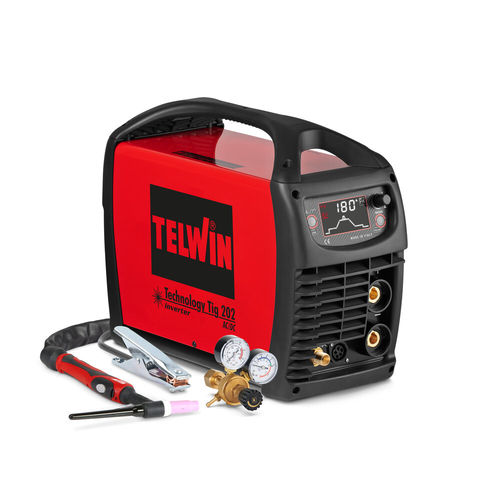 Machine de soudage TIG - TECHNOLOGY TIG 202 AC/DC + ACC - TELWIN - à l'arc / à impulsion / MMA