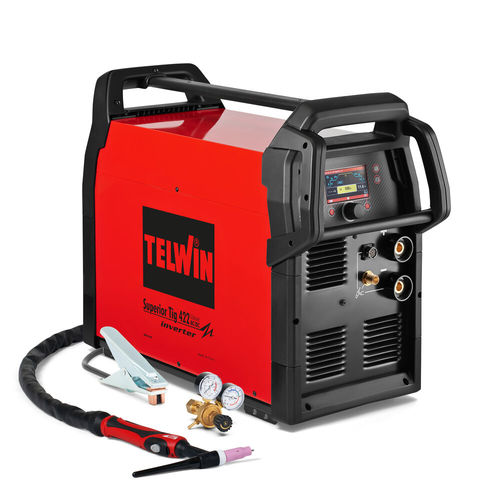 Machine de soudage TIG - SUPERIOR TIG 422 WAVE AC/DC + ACC - TELWIN - à l'arc / à impulsion / MMA