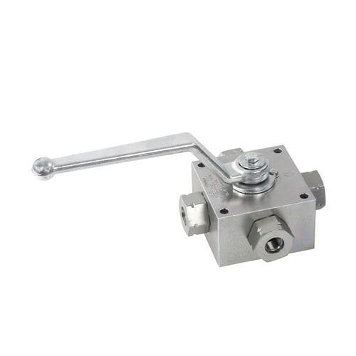 Vanne à boisseau sphérique - TBV-4-G04-0001-M - STAUFF - à levier / hydraulique / de contrôle